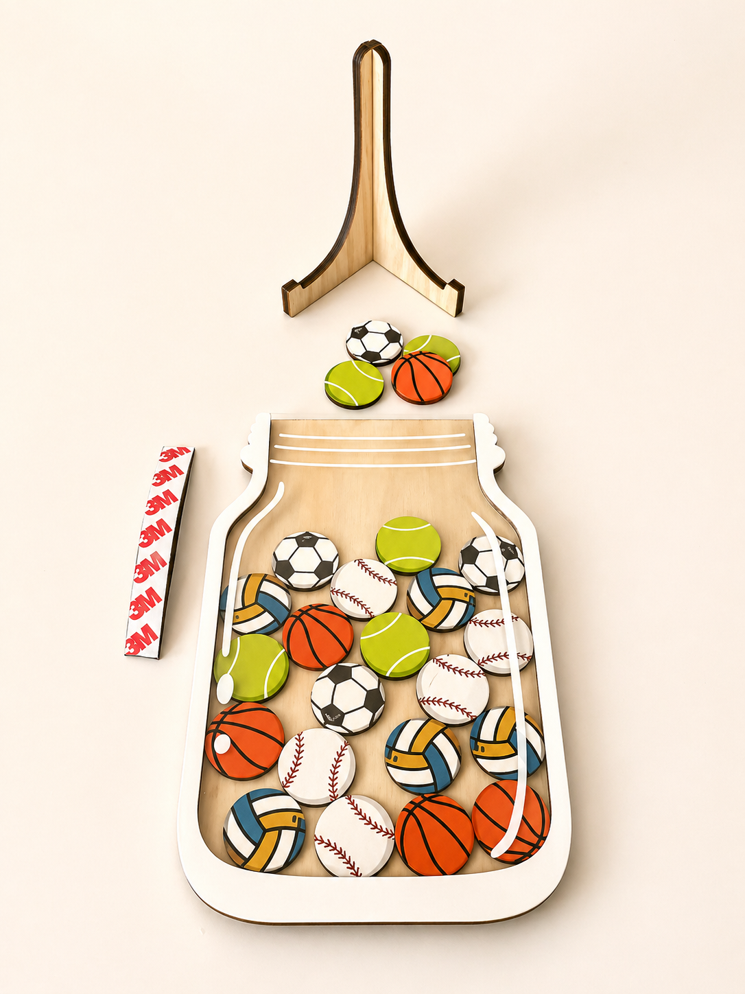 Bocal de ballons – Chaque effort, c
