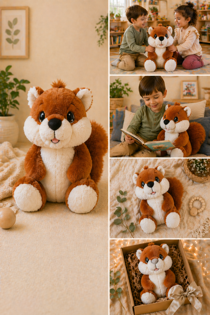 Rouky le renard — Peluche lestée